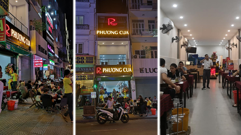 Quán hải sản Phương Cua - Quận 1, 228 Lý Tự Trọng, Phường Bến Thành, Quận 1, Thành phố Hồ Chí Minh