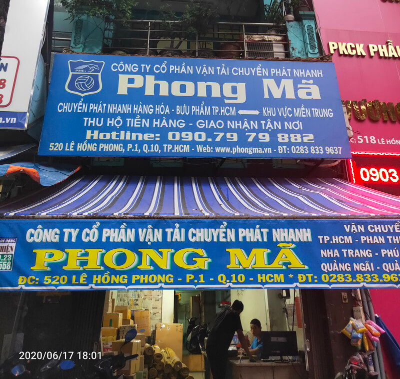 Chành xe gửi hàng Phong Mã Sài Gòn - Hội An, 520 Lê Hồng Phong, Phường 1, Quận 10, 520 Lê Hồng Phong, Phường 1, Quận 10, Thành phố Hồ Chí Minh