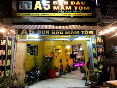 Quán Bún Đậu Mắm Tôm A5 - Quận 7, 109 Nguyễn Thị Xiếu , Phường Tân Thuận Tây, Quận 7, Thành phố Hồ Chí Minh