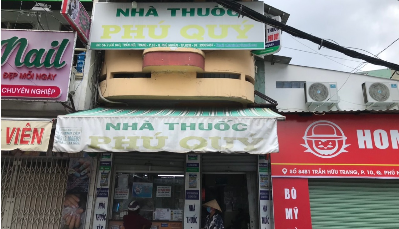 Nhà thuốc Phú Quý - Quận Phú Nhuận, 84C Trần Hữu Trang, Phường 10, Quận Phú Nhuận, Thành phố Hồ Chí Minh