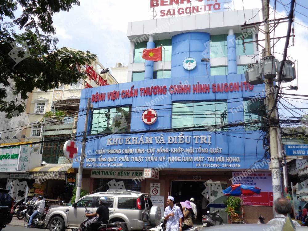 Bệnh Viện Quốc Tế Chấn Thương Chỉnh Hình Sài Gòn - SAIGON – ITO Quận Tân Bình, 232 Lê Văn Sỹ,Phường 1, Quận Tân Bình, 232 Lê Văn Sỹ, Phường 1, Quận Tân Bình, Thành phố Hồ Chí Minh