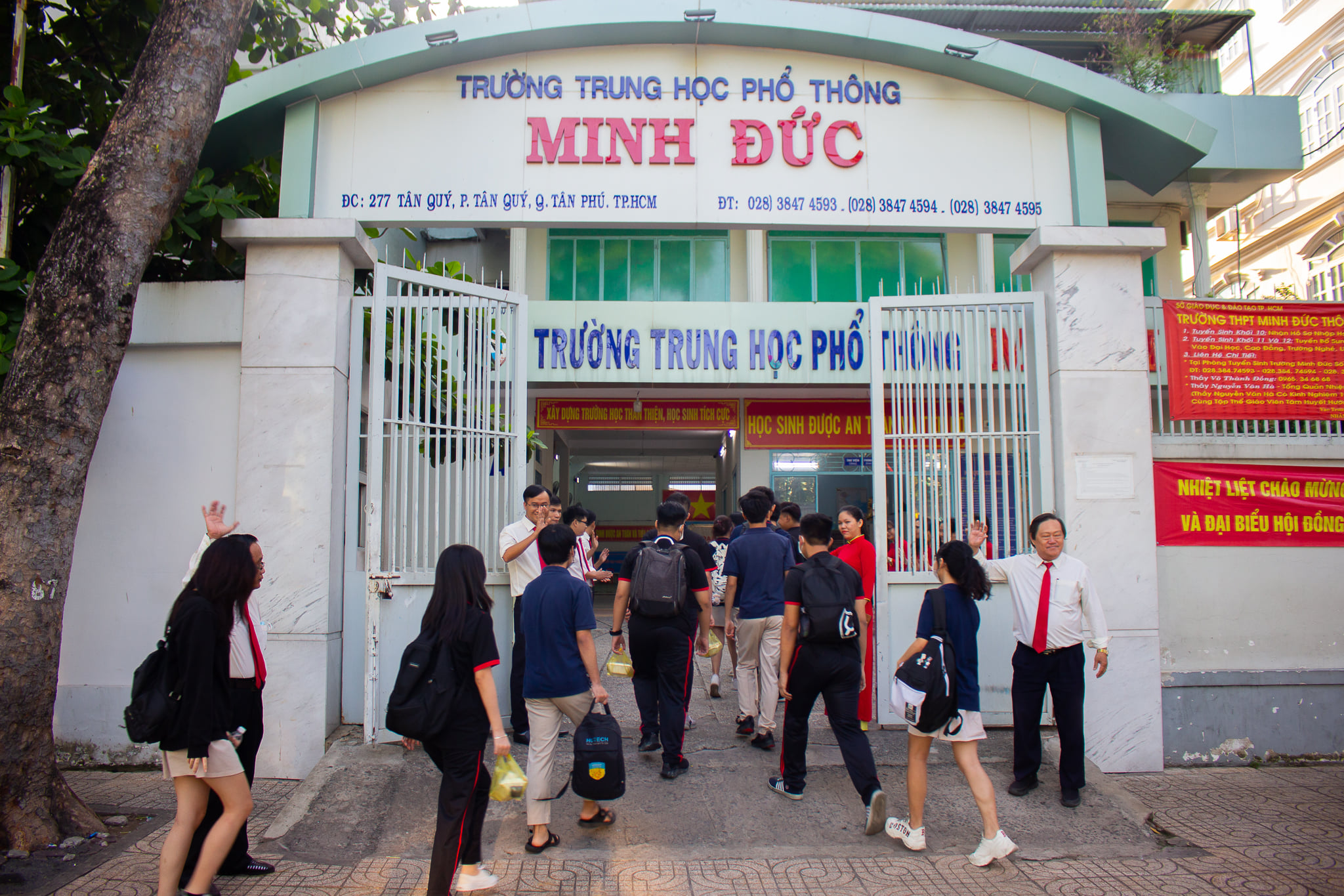 Trường THPT Minh Đức - Quận Tân Phú, 277 Tân Quý, Phường Tân Quý, Quận Tân Phú, Thành phố Hồ Chí Minh